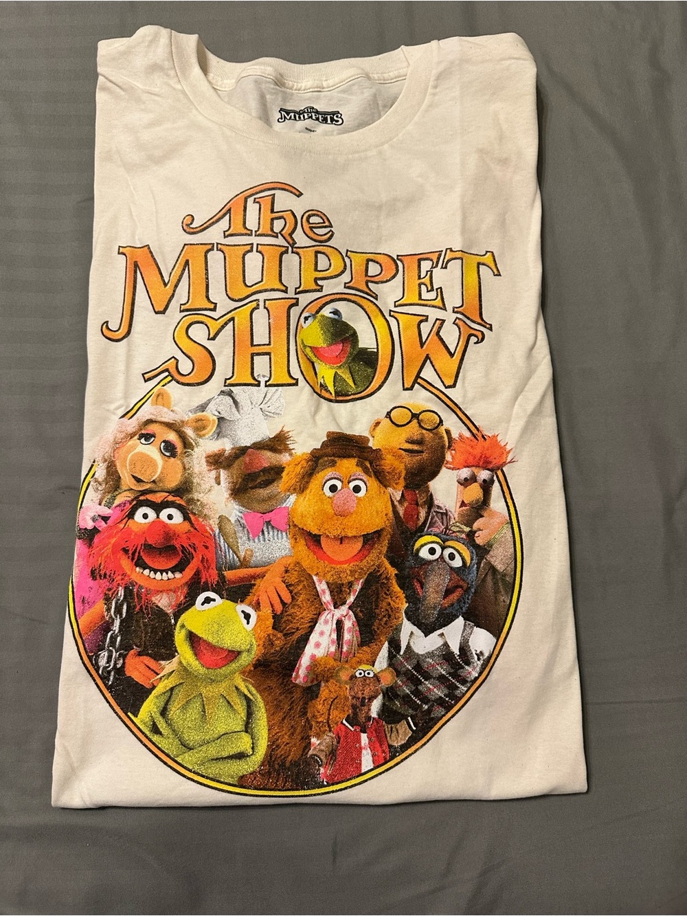 The muppets show printed men’s t-shirt cream Size 3XL